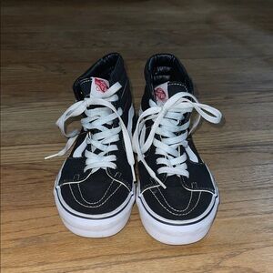 Vans High-Top Sneakers - Black and White